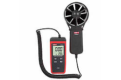 Анемометр UNI-T UT363S з виносним датчиком, діапазон від 0,4 м/с до 30 м/с; ±0,01 м/с; від -10ºC до +50ºC
