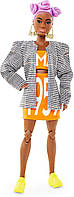 Кукла Барби Barbie BMR1959 Fully Poseable Fashion Doll Lilac Hair, Matching Logo Top and Skirt with Blazer