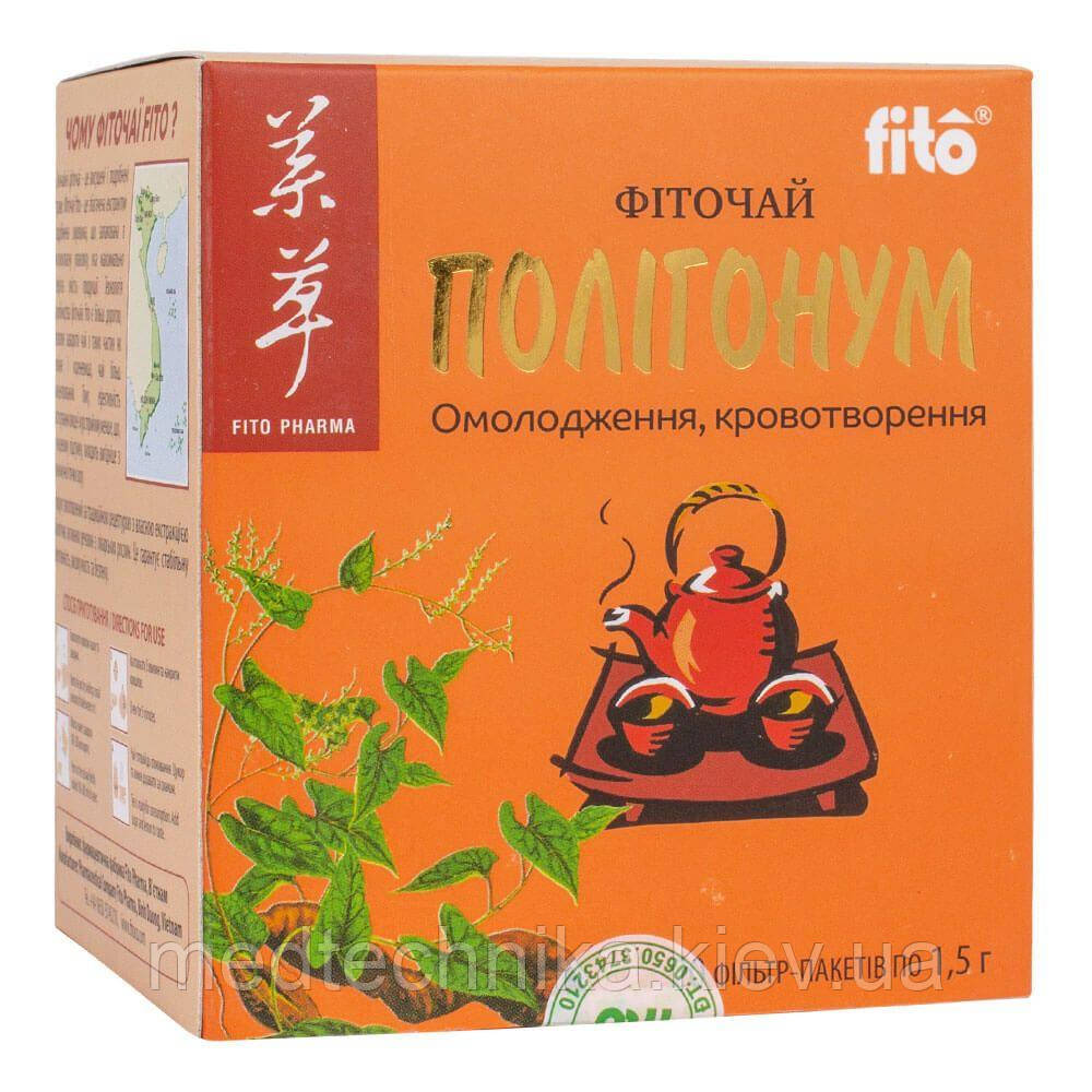 Фіточай "Полігонум", 20 фільтр-пакетів, FITO PHARMA, фото 1