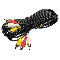 Кабель 3RCA-3RCA 2м