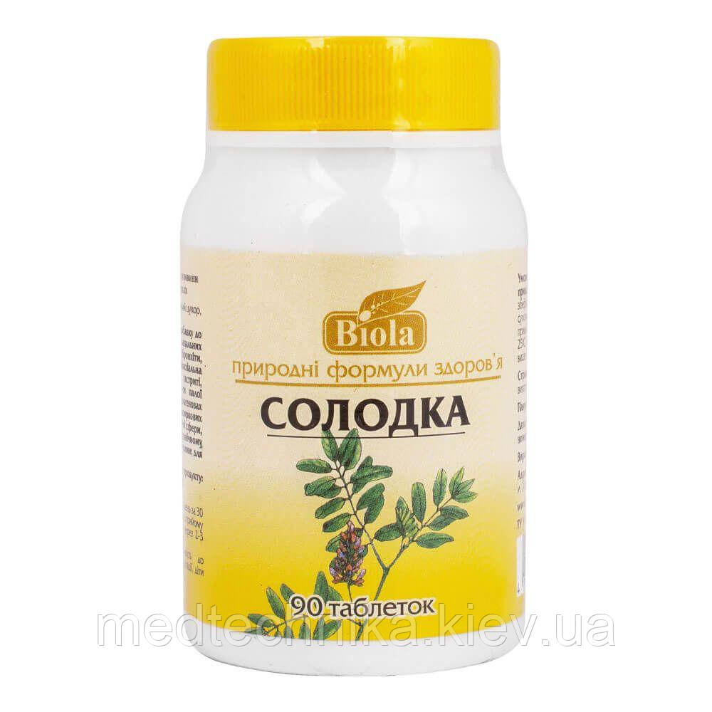 БАД Солодка, 90 таблеток, Biola