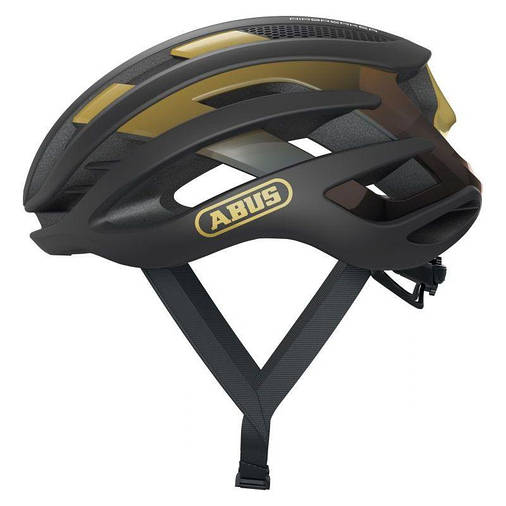 Шолом велосипедний ABUS AIRBREAKER S 51-55 Black Gold, фото 2