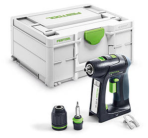 Аккумуляторная дрель-шуруповёрт T 18+3 Li-Basic Festool 576448 в