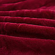 Чохли для крісел натяжні, натяжна чохол на крісло без спідниці HomyTex Замшевий Мікрофібра Бордовий, фото 4