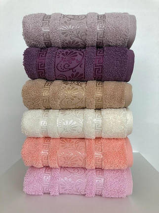 Рушник лицьовий 6 штук Cestepe VIP Cotton 50x90, 2641_diana, фото 1