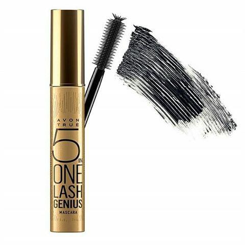 БАГАТОФУНКЦІОНАЛЬНА ТУША ДЛЯ Р міру 5-В-1 AVON TRUE чорна, 10 мл