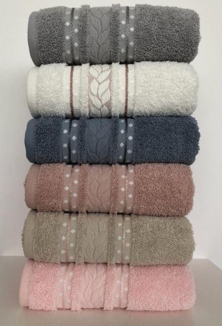 Рушник банний 6 штук Cestepe VIP Cotton 70x140 см, 2642_filiz