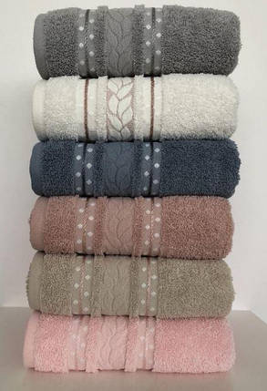 Рушник банний 6 штук Cestepe VIP Cotton 70x140 см, 2642_filiz, фото 1