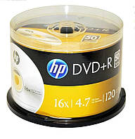 DVD+R HP (69319/DRE00026-3) 4.7GB 16x, шпіндель, 50 шт.