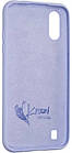Чохол Silicone Case Full для Samsung Galaxy A01 A01 A015 Violet (самсунг а01), фото 4