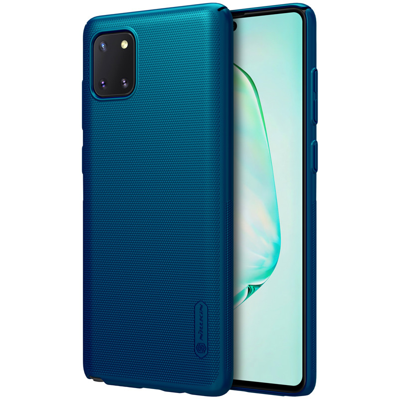 Nillkin Samsung Galaxy Note 10 Lite Super Frosted Blue Shield Чохол Накладка Бампер, фото 1