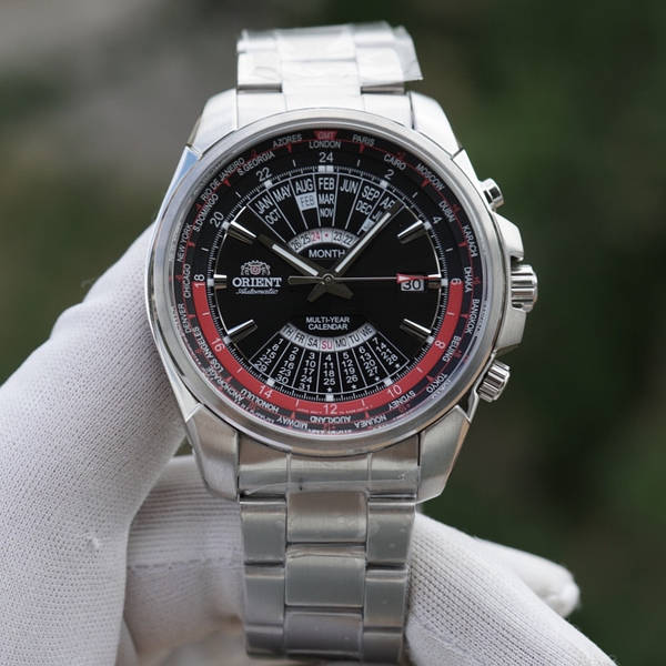 Orient automatic multi year calendar world time cheap