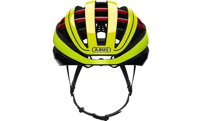 Шолом велосипедний ABUS AVENTOR S 51-55 Neon Yellow, фото 2
