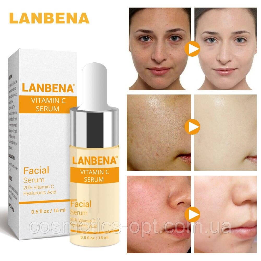 Серум із вітаміном C для здорової шкіри Lanbena Vitamin C Serum, 15 ml