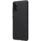 Nillkin Samsung Galaxy A41 Super Frosted Shield Black Чохол Накладка Бампер, фото 6