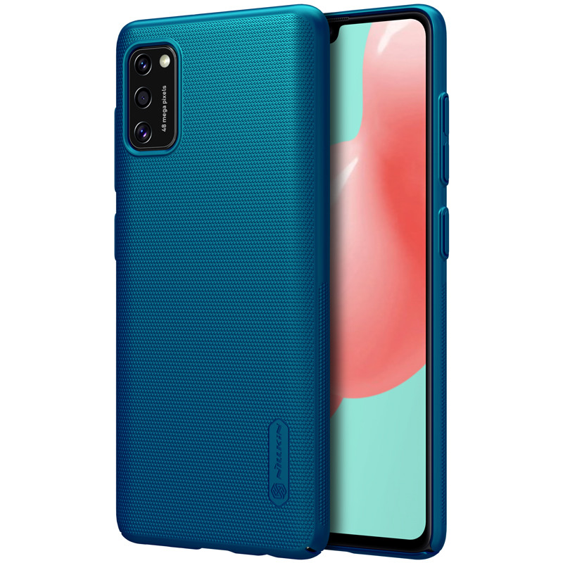 Nillkin Samsung Galaxy A41 Super Frosted Blue Shield Чохол Накладка Бампер