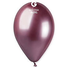 Латексна кулька хром рожевий 13" / 91 / 33см Shiny Pink Gemar