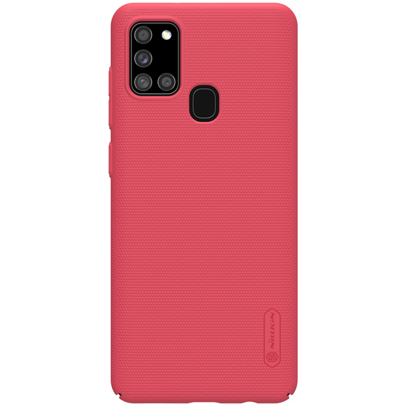 Nillkin Samsung Galaxy A21s Super Frosted Shield Red Чохол Накладка Бампер