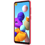 Nillkin Samsung Galaxy A21s Super Frosted Shield Red Чохол Накладка Бампер, фото 4