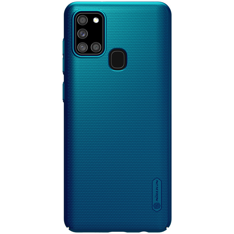 Nillkin Samsung Galaxy A21s Super Frosted Blue Shield Чохол Накладка Бампер