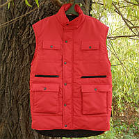 Жилетка тепла червона