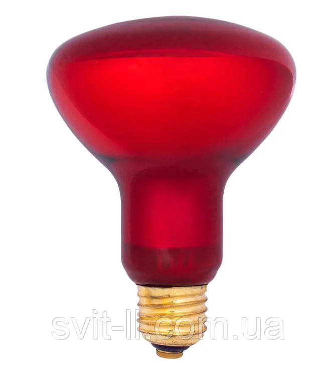Лампа (червона) 100W, фото 1