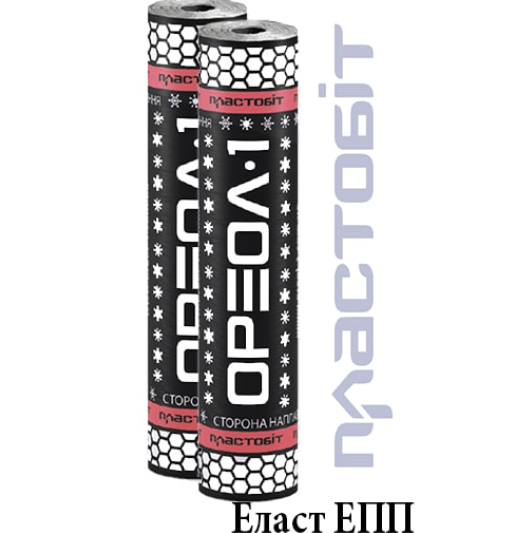 Пластобіт Еласт ЄПП 10 м² Рубероид, фото 1