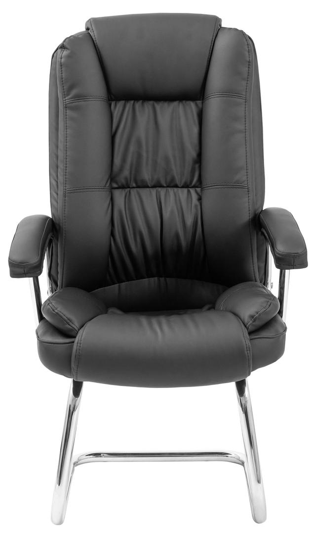 Купить кресло Калифорния СФ хром на полозьях для конференц комнат