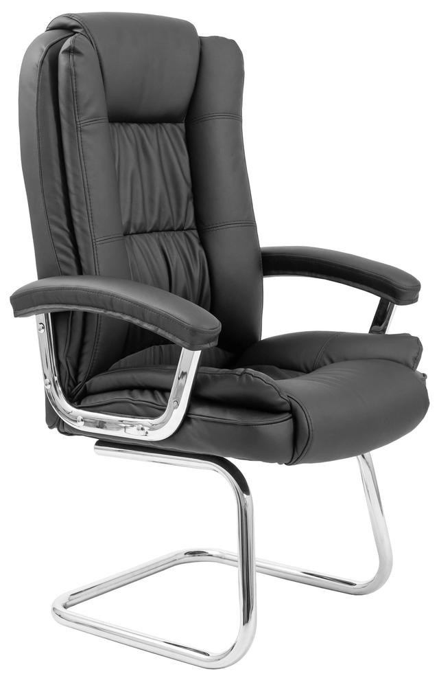 Заказать кресло на полозьях Калифорния СФ Richman черное хром