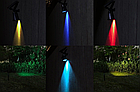 Вуличний газоний світильник на сонячній батареї 4Вт 7LED RGB зміна кольору, фото 6