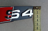 Шильдик напис S4 на решітку радіатора (на платформі), фото 4
