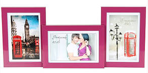 Фотоколаж 10х15 №3-0133 3в1 фіолетовий