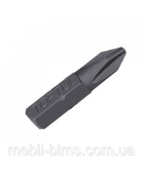 Насадка біта бита 1/4" 25мм PZ2 TOPTUL (FSCA0802), фото 1