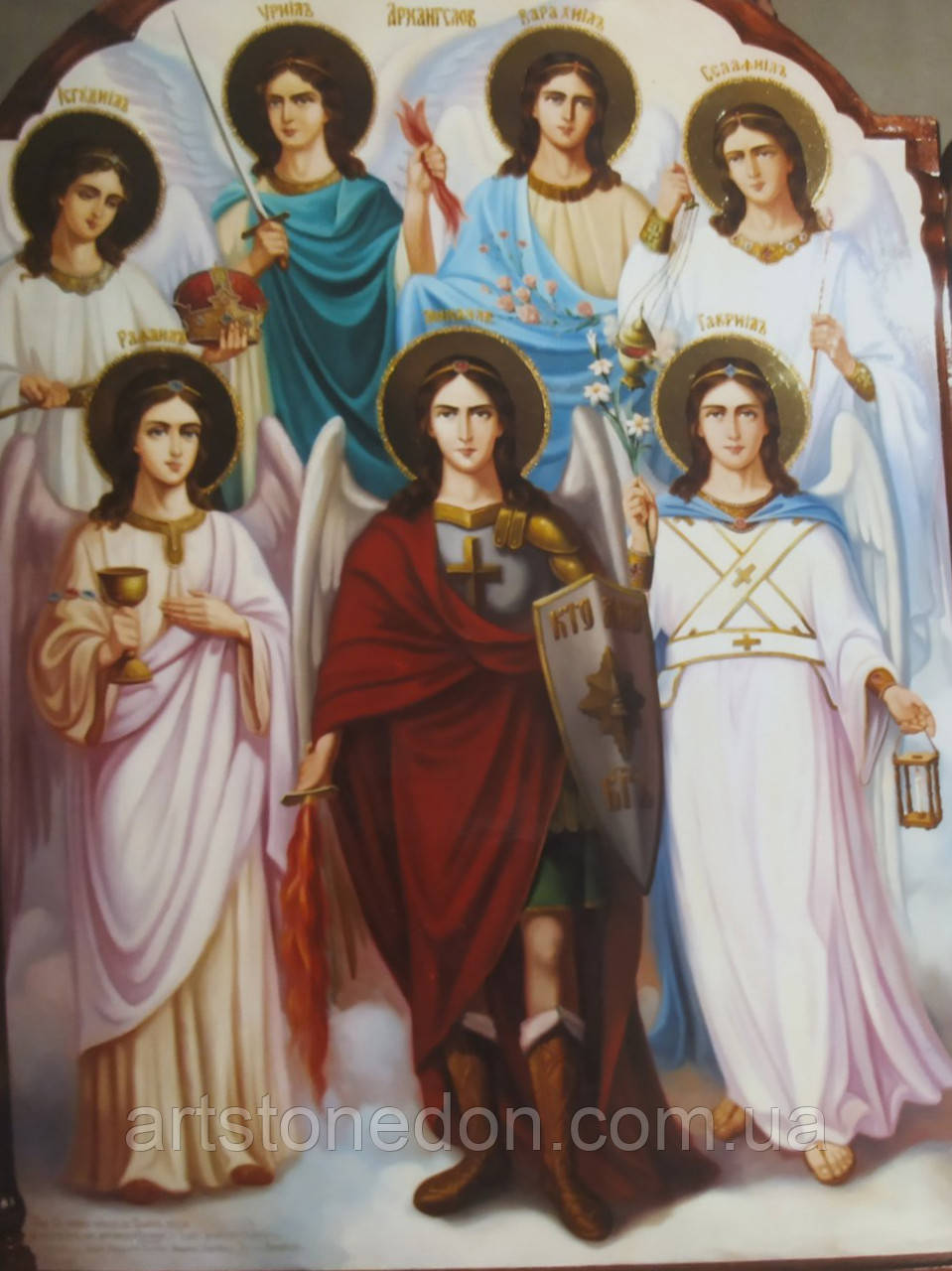Ікона писана храмова Собор Архангелів 120*100