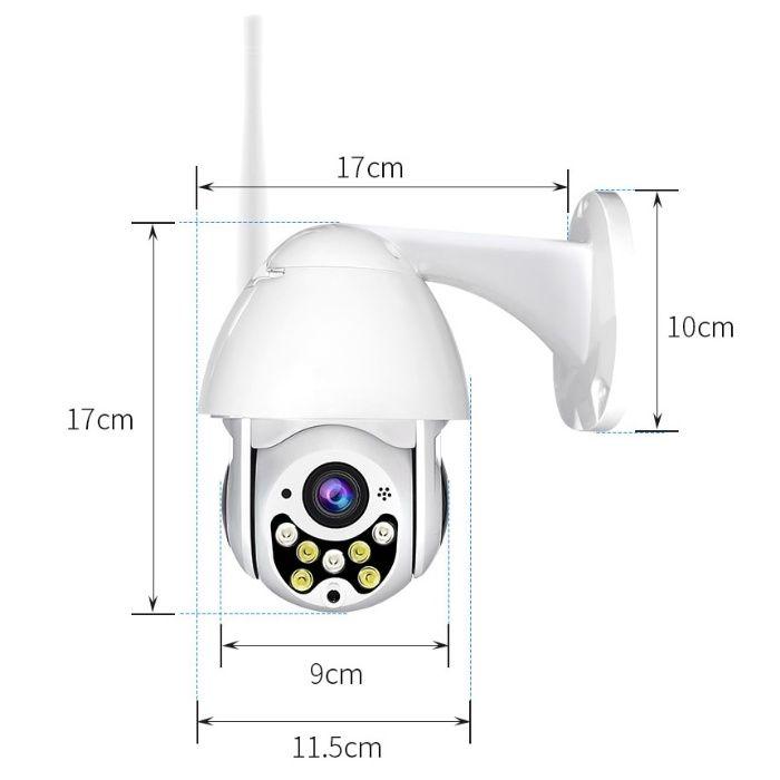 Новинка! Вулична бездротова поворотна зовнішня IP камера 1080P WIFI, фото 1