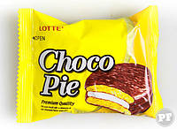 Печенье (Пирожное) шоколадное Choco Pie LOTTE Чоко пай Банан 28г Ю.Корея