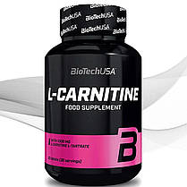 Л-карнітин BioTech L-Carnitine 1000мг 30 таб, фото 2