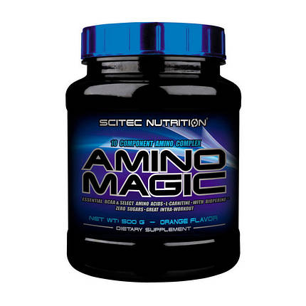 Кращі комплексні амінокислоти в порошку Scitec Amino Magic 500 г, фото 2