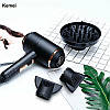 Професійний фен для волосся Kemei Km-8896, фото 7