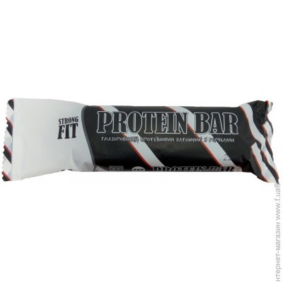 Протеїновий батончик Strong FIT Protein Bar 60 м з горіхами