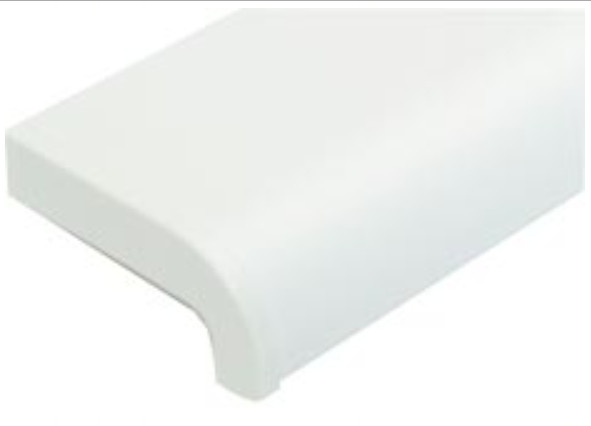 Підвіконня Steinberg (SAUBERG) (Стеинберг (Сауберг)) глибина 350 мм білий Глянцевий, фото 1