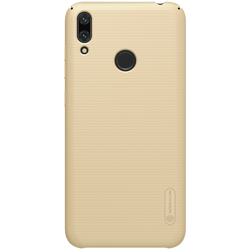 Nillkin Huawei Y7 Prime (2019) / Y7 2019 Super Frosted Shield Gold Чохол Накладка Бампер
