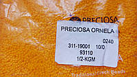 Бисер 10/0 натуральный матовый № 93110 оранжевый 500 г.