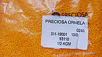 Бісер 10/0 натуральний матовий No 93110 жовтогарячий 500 г