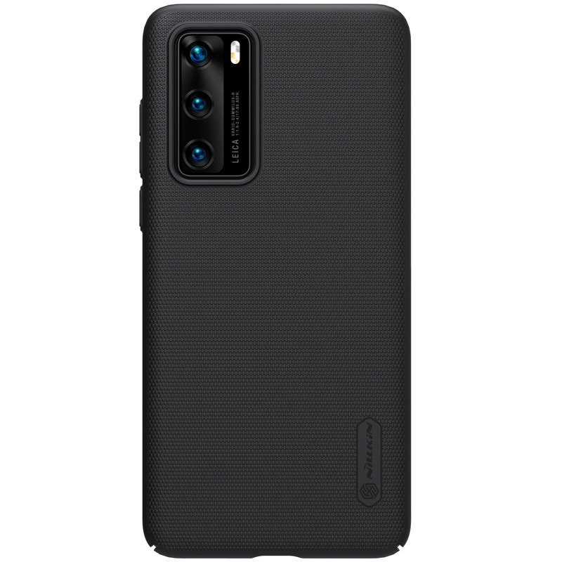 Nillkin Huawei P40 Super Frosted Shield Black Чохол Накладка Бампер