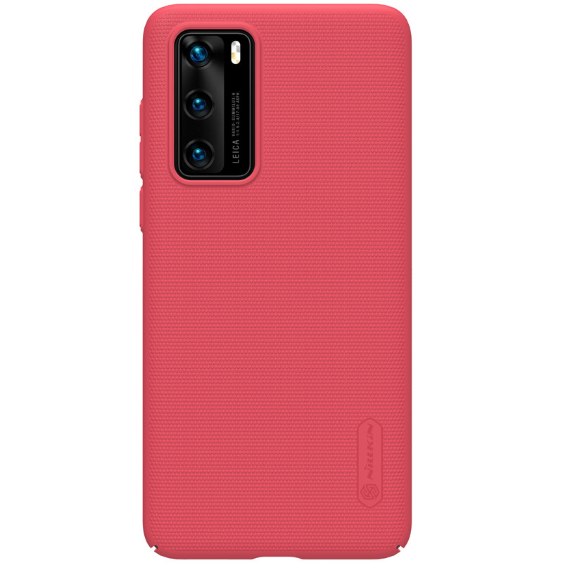 Nillkin Huawei P40 Super Frosted Shield Red Чохол Накладка Бампер