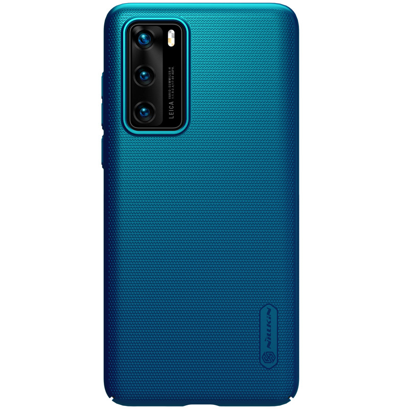 Nillkin Huawei P40 Super Frosted Blue Shield Чохол Накладка Бампер