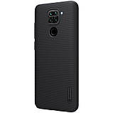 Nillkin Xiaomi Redmi Note 9/ 10X 4G Super Frosted Shield Black Чохол Накладка Бампер, фото 4