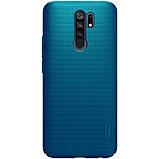 Nillkin Xiaomi Redmi 9 Super Frosted Blue Shield Чохол Накладка Бампер, фото 2