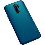 Nillkin Xiaomi Redmi 9 Super Frosted Blue Shield Чохол Накладка Бампер, фото 6